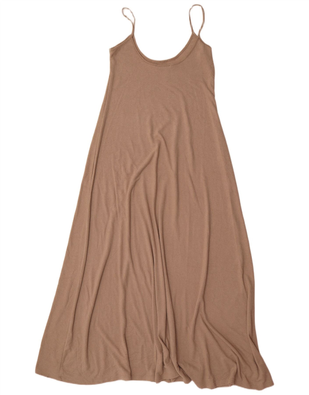 Zara Womens Maxi Sundress UK 12 Medium Beige Polyester