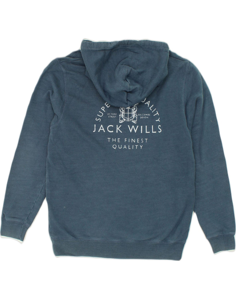 JACK WILLS Mens Hoodie Jumper Medium Grey Cotton | Vintage Jack Wills | Thrift | Second-Hand Jack Wills | Used Clothing | Messina Hembry 