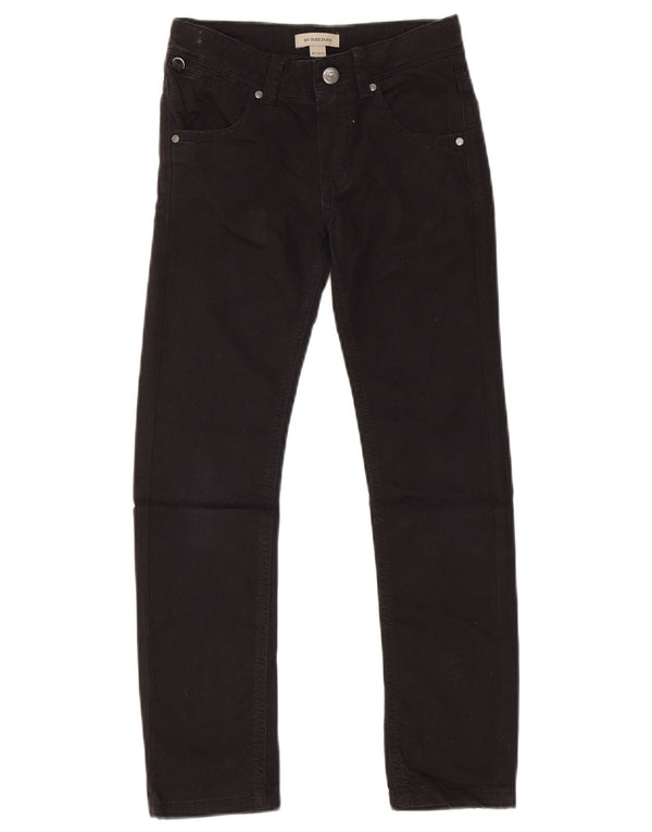 BURBERRY Boys Skinny Jeans 7-8 Years W22 L22 Black