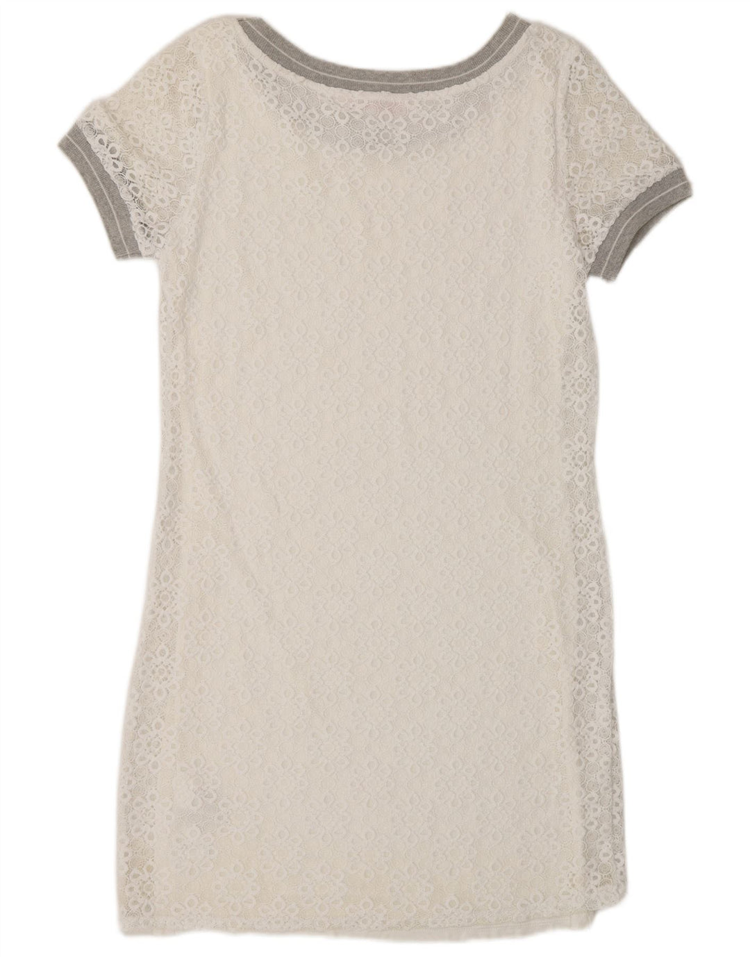 Desigual Womens Sheath Dress UK 14 Medium White Floral Polyamide