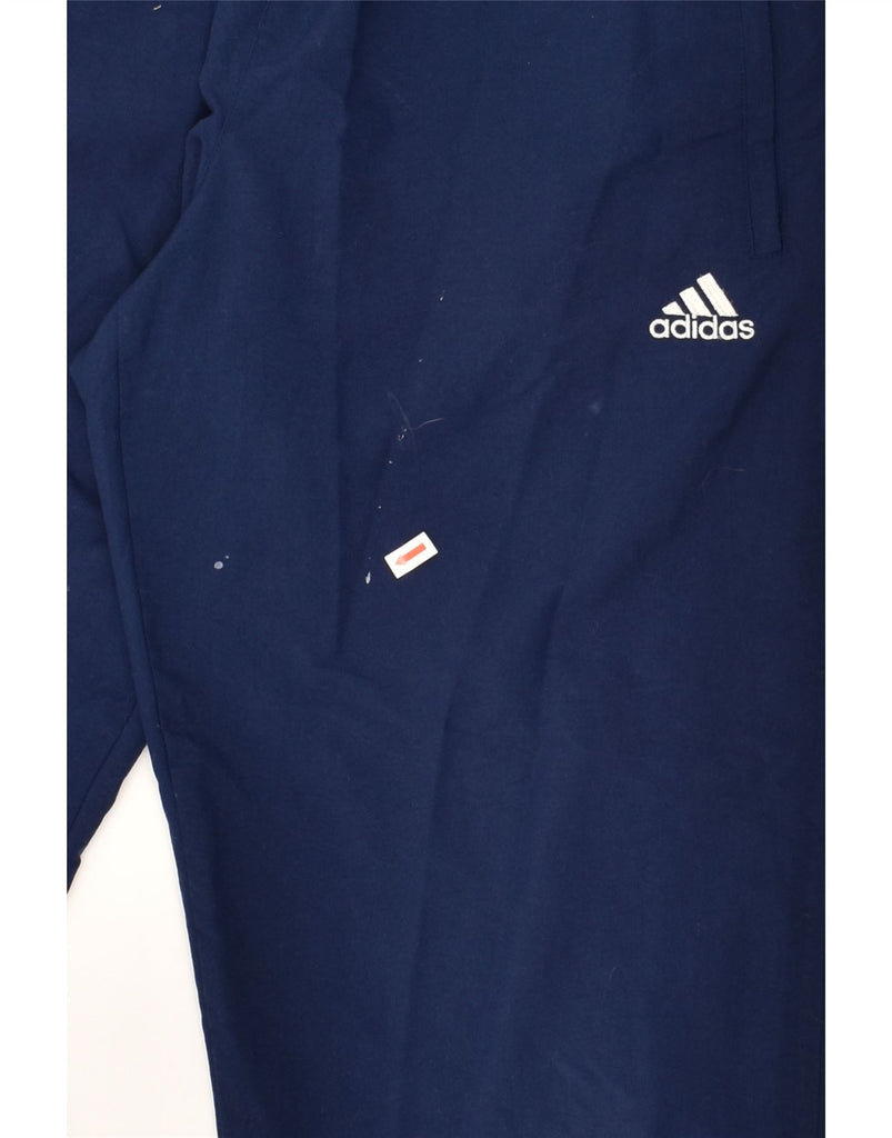 ADIDAS Boys Tracksuit Trousers Joggers 15-16 Years Navy Blue Polyester | Vintage Adidas | Thrift | Second-Hand Adidas | Used Clothing | Messina Hembry 