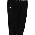 Under Armour Girls Graphic Leggings 11-12 Years Large Black Polyester