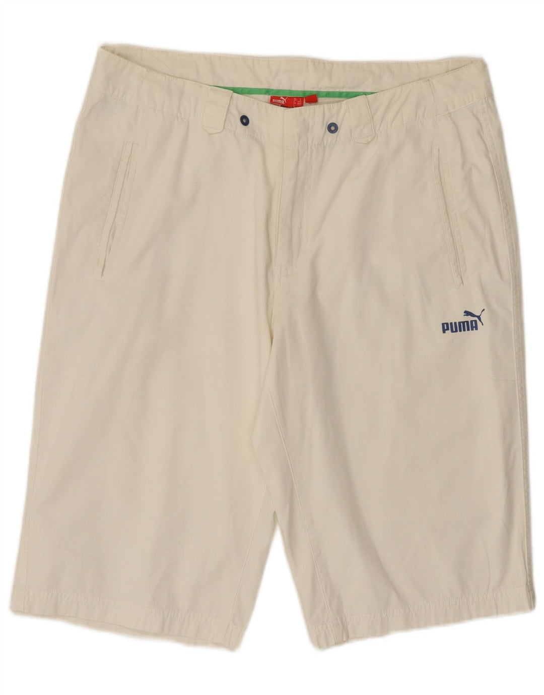 Puma Mens Chino Shorts Large W34  White