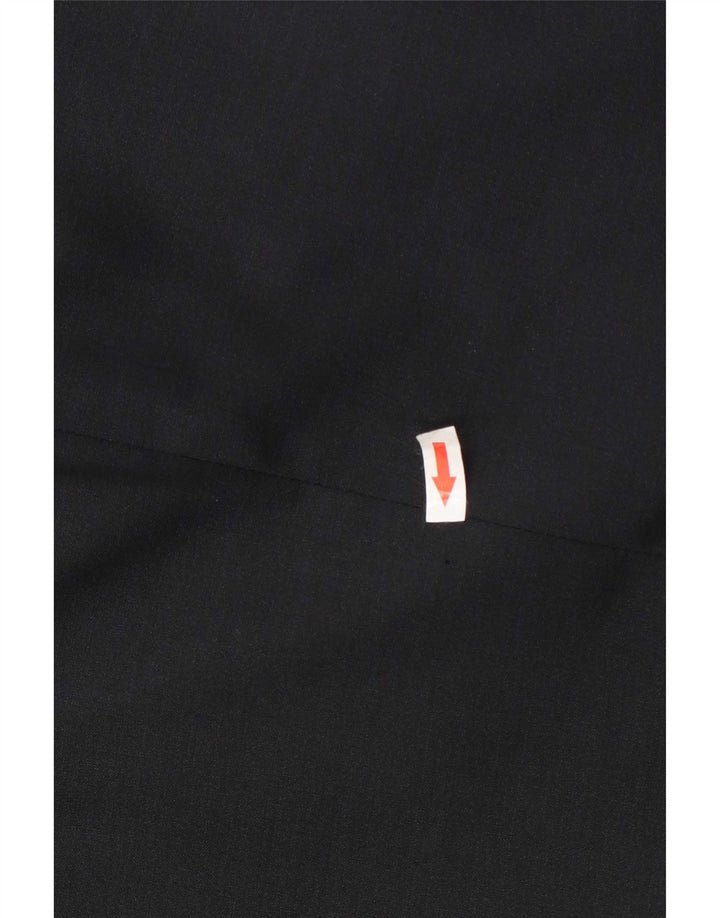 Costume National Mens 2 Button Blazer Jacket IT 50 Large Black Wool