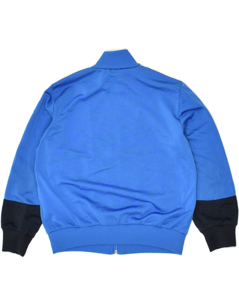 ADIDAS Boys Tracksuit Top Jacket 5-6 Years Blue Colourblock Polyester | Vintage Adidas | Thrift | Second-Hand Adidas | Used Clothing | Messina Hembry 