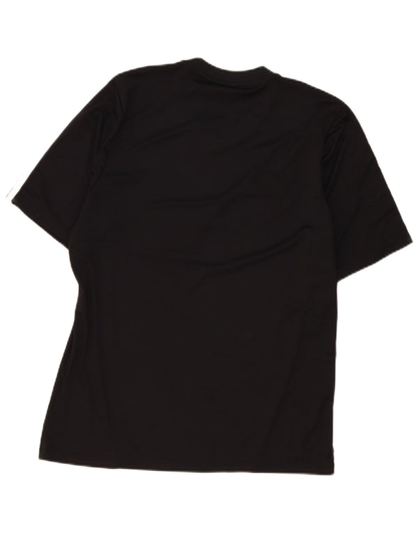 Adidas Mens Climalite T-Shirt Top Large Black Polyester