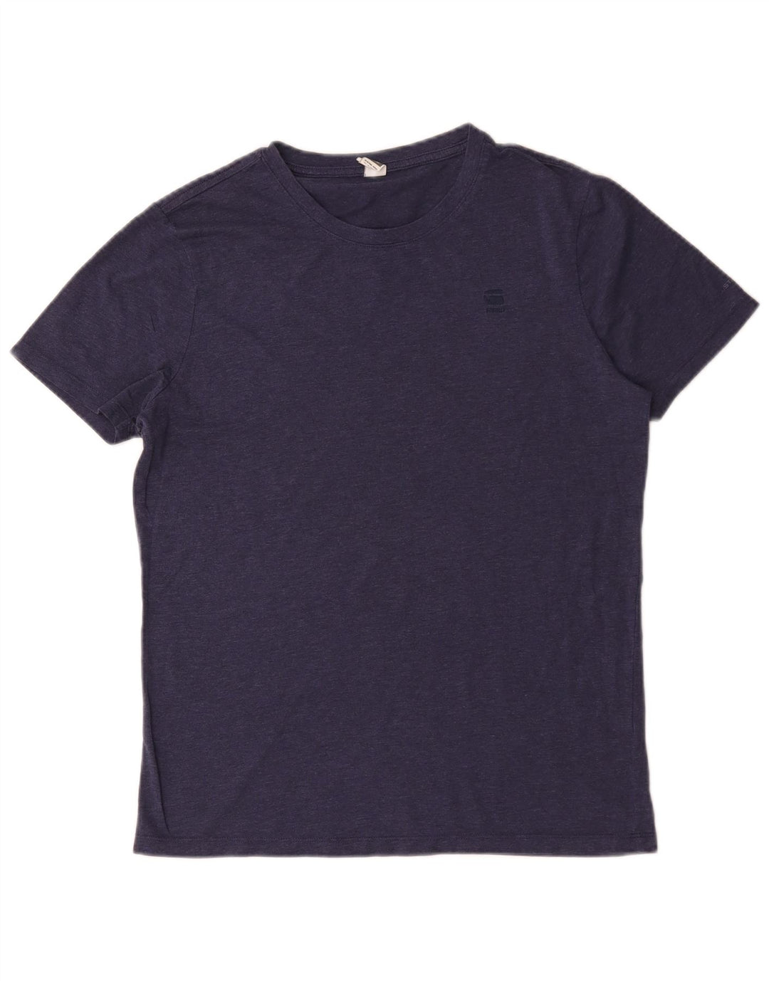 G-Star Mens T-Shirt Top Medium Navy Blue Cotton
