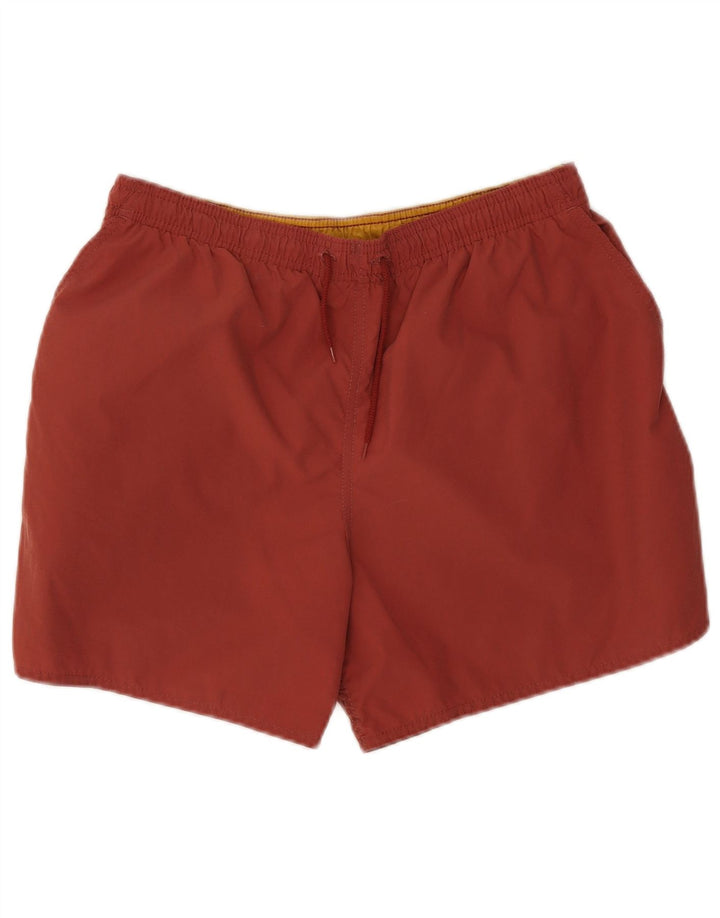 Quiksilver Mens Swimming Shorts Medium  Maroon Colourblock