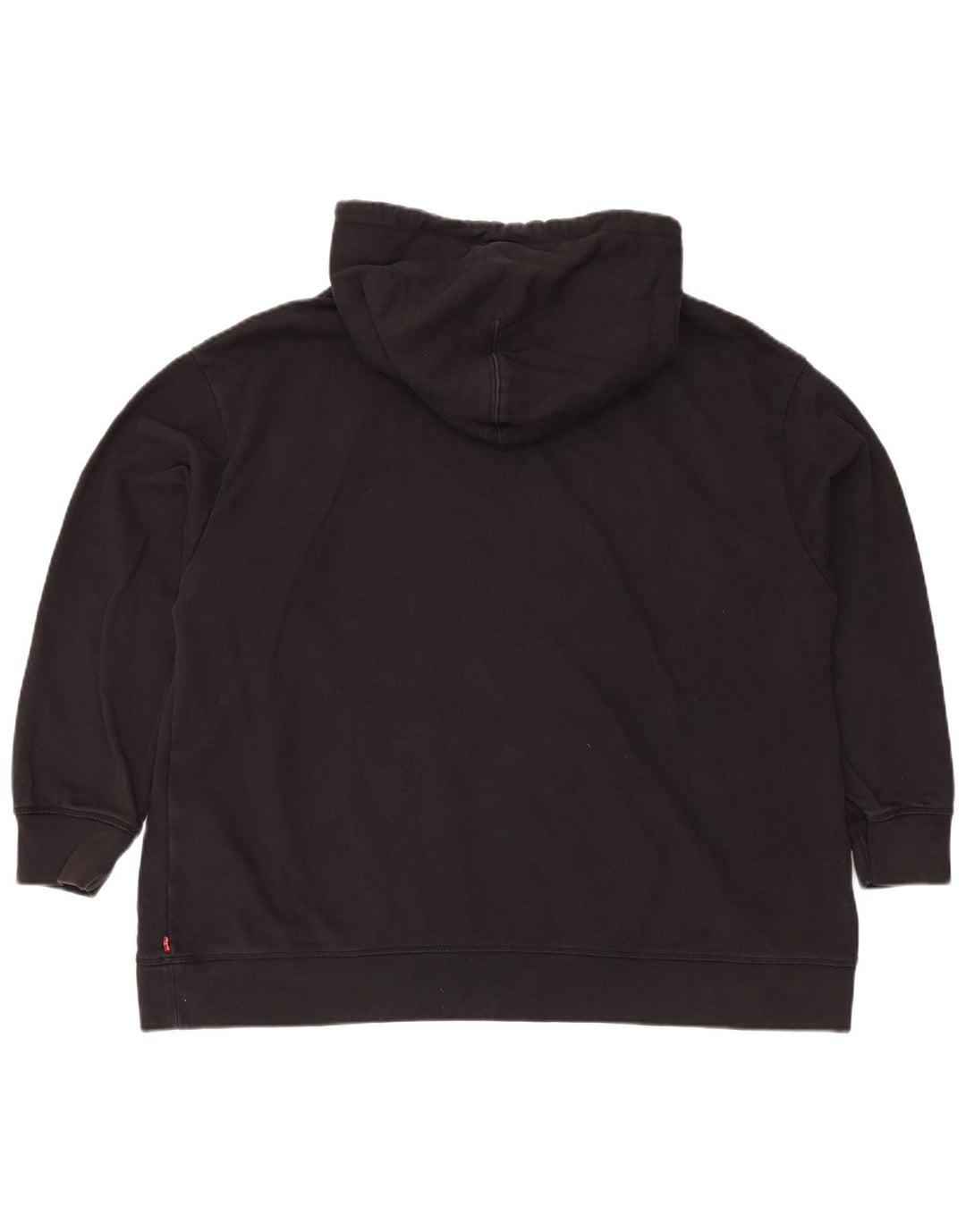 LEVI'S Mens Graphic Hoodie Jumper 3XL Black Cotton