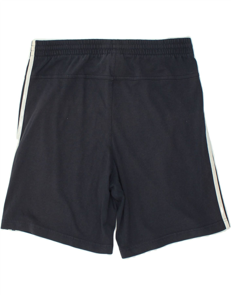 ADIDAS Mens Sport Shorts Small Navy Blue Cotton | Vintage Adidas | Thrift | Second-Hand Adidas | Used Clothing | Messina Hembry 