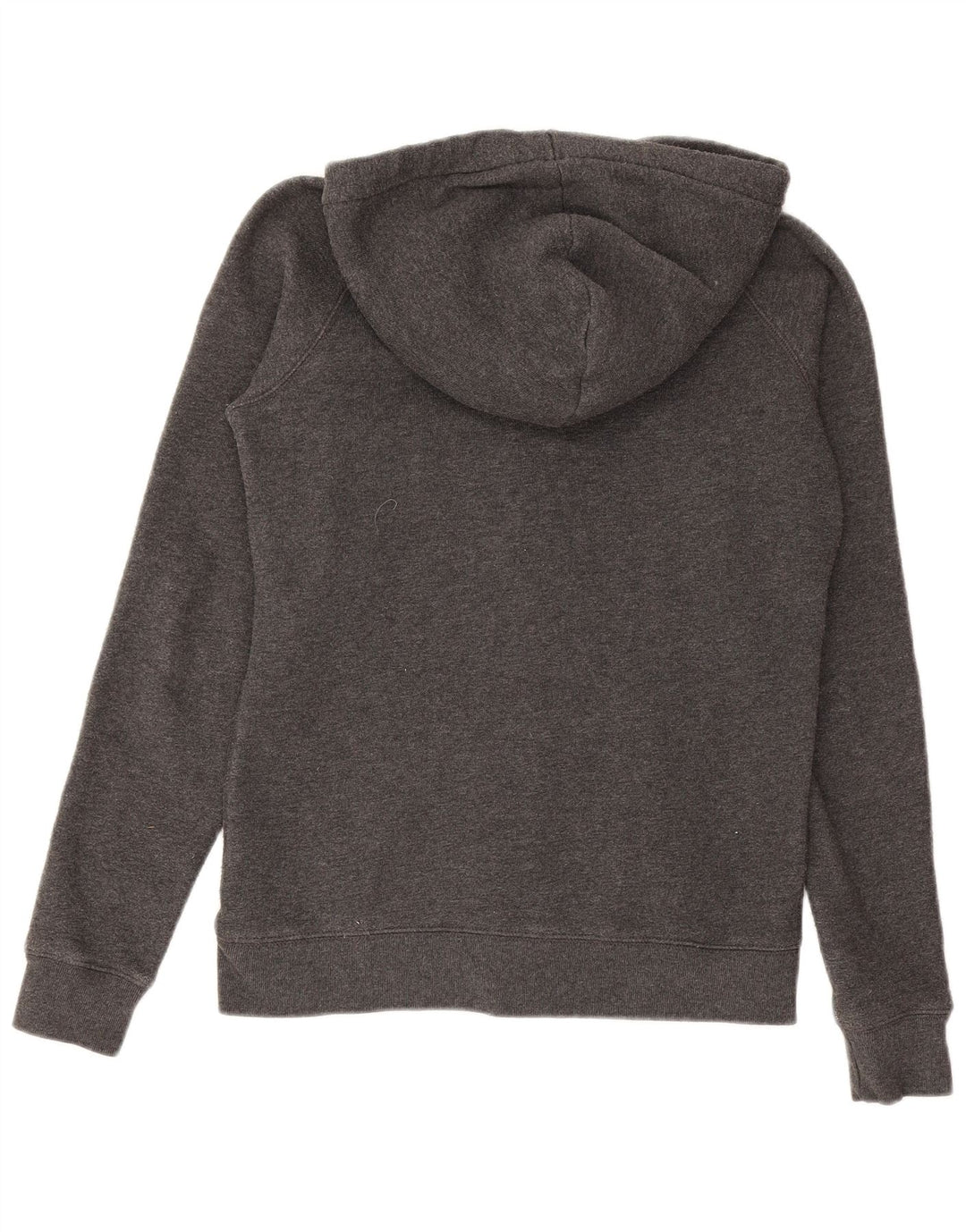 Jack Wills Womens Graphic Zip Hoodie Sweater UK 10 Small Grey Polyester