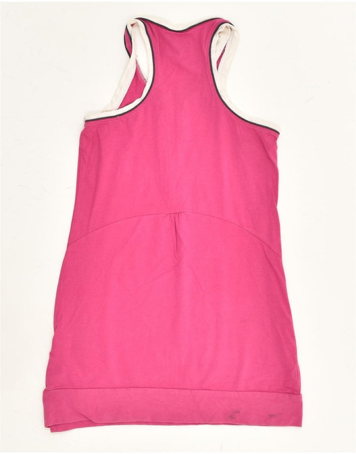 CHAMPION Girls Sleeveless T-Shirt Dress 9-10 Years Medium Pink Cotton | Vintage Champion | Thrift | Second-Hand Champion | Used Clothing | Messina Hembry 