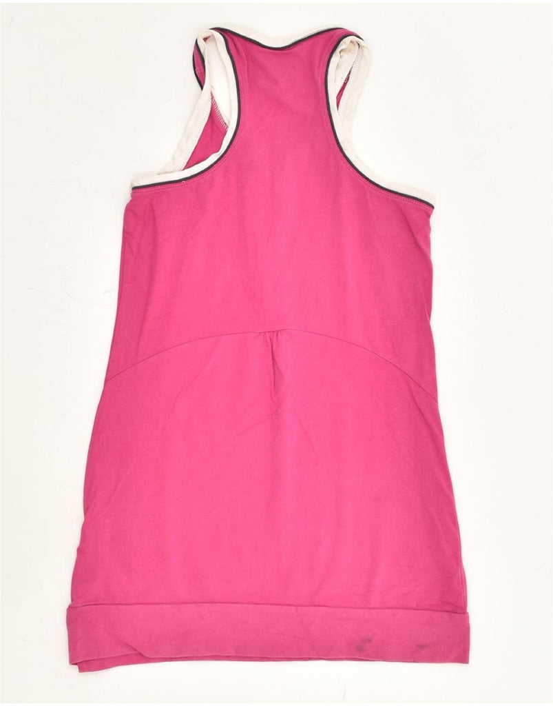 CHAMPION Girls Sleeveless T-Shirt Dress 9-10 Years Medium Pink Cotton | Vintage Champion | Thrift | Second-Hand Champion | Used Clothing | Messina Hembry 