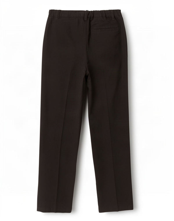 Marks & Spencer Boys Straight Suit Trousers 14-15 Years W30 L29 Black
