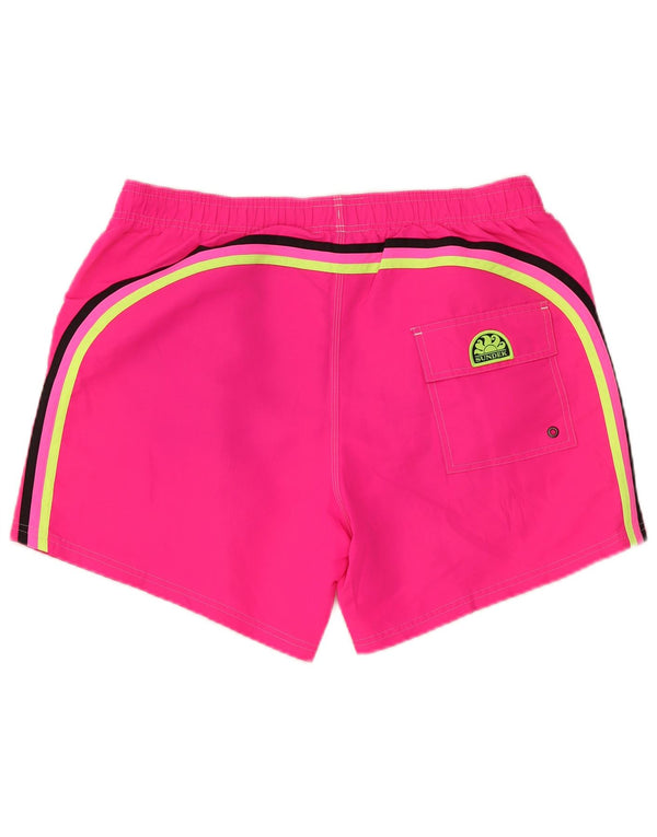 Sundek Mens Swimming Shorts XL Pink Polyester