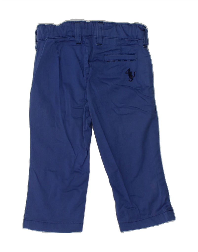 CESARE PACIOTTI Baby Boys Straight Chino Trousers 6-9 Months W18 L9 Blue | Vintage Cesare Paciotti | Thrift | Second-Hand Cesare Paciotti | Used Clothing | Messina Hembry 
