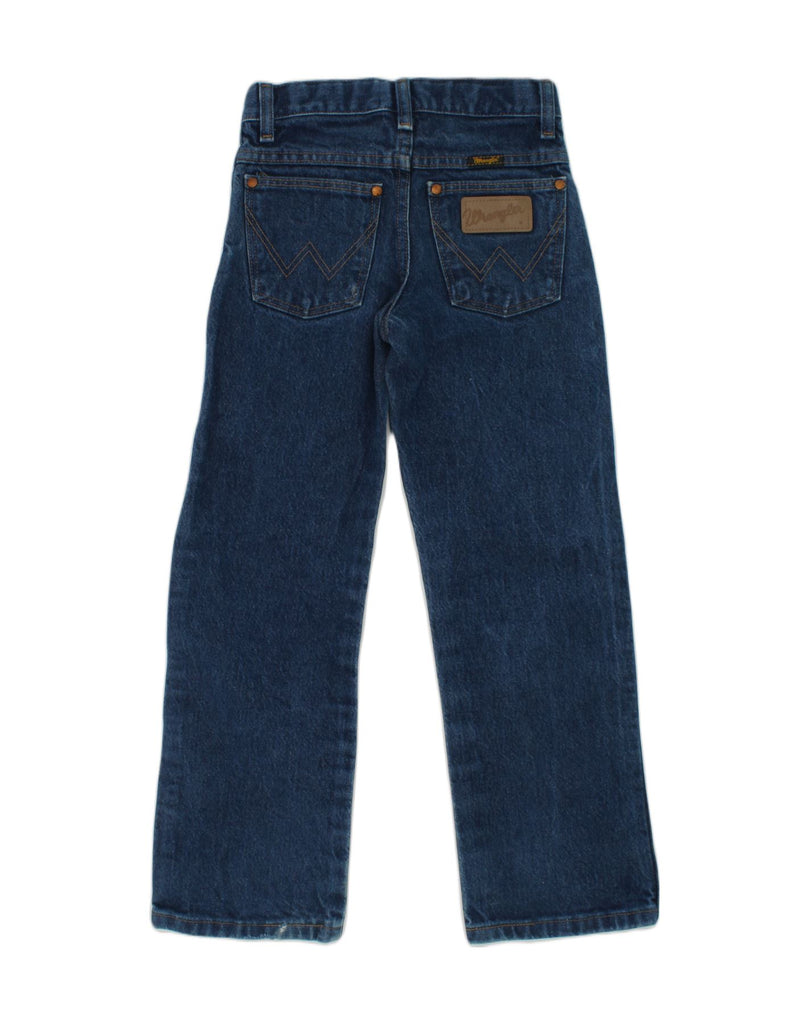 WRANGLER Boys Straight Jeans 7-8 Years W23 L22 Blue Cotton | Vintage Wrangler | Thrift | Second-Hand Wrangler | Used Clothing | Messina Hembry 