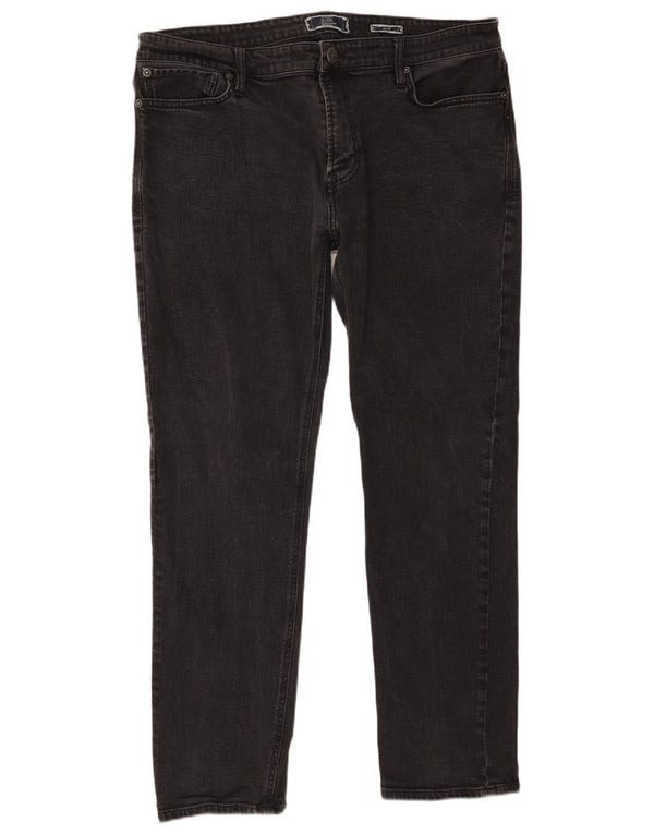 Fat Face Mens Slim Jeans W38 L30 Black Cotton