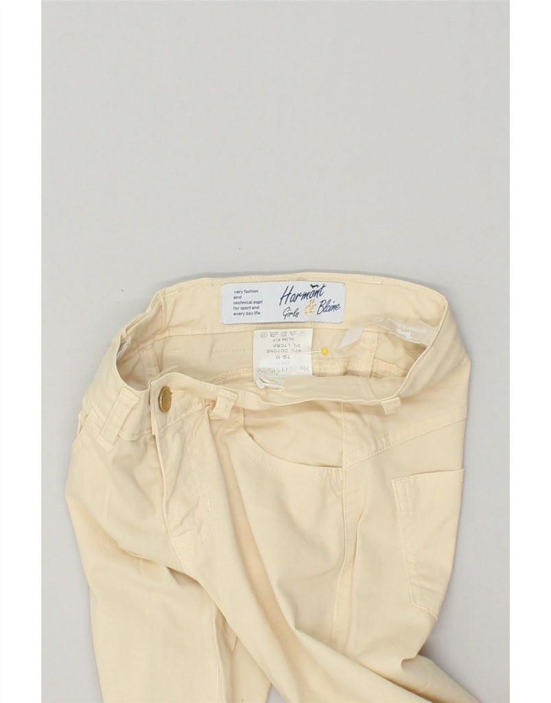 HARMONT & BLAINE Girls Skinny Jeans 10-11 Years Medium Beige Cotton | Vintage Harmont & Blaine | Thrift | Second-Hand Harmont & Blaine | Used Clothing | Messina Hembry 