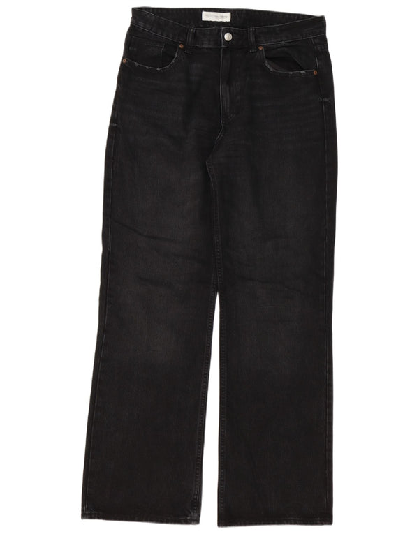 Zara Mens Bootcut Jeans EU 42 Large W32 L33 Black