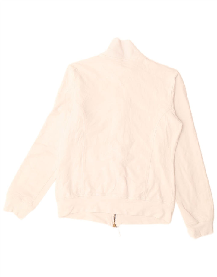 MURPHY & NYE Womens Graphic Tracksuit Top Jacket UK 10 Small White