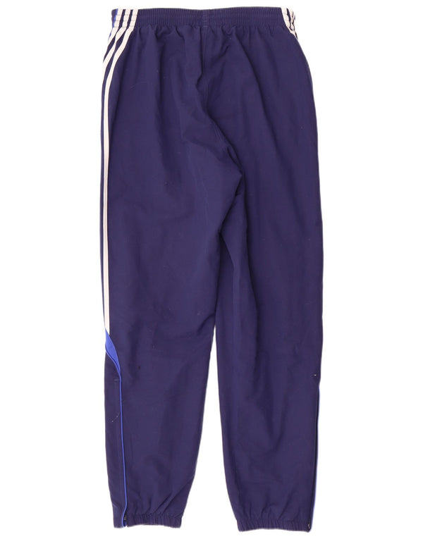 ADIDAS Mens Graphic Tracksuit Trousers Joggers UK 42/44 Large Navy Blue