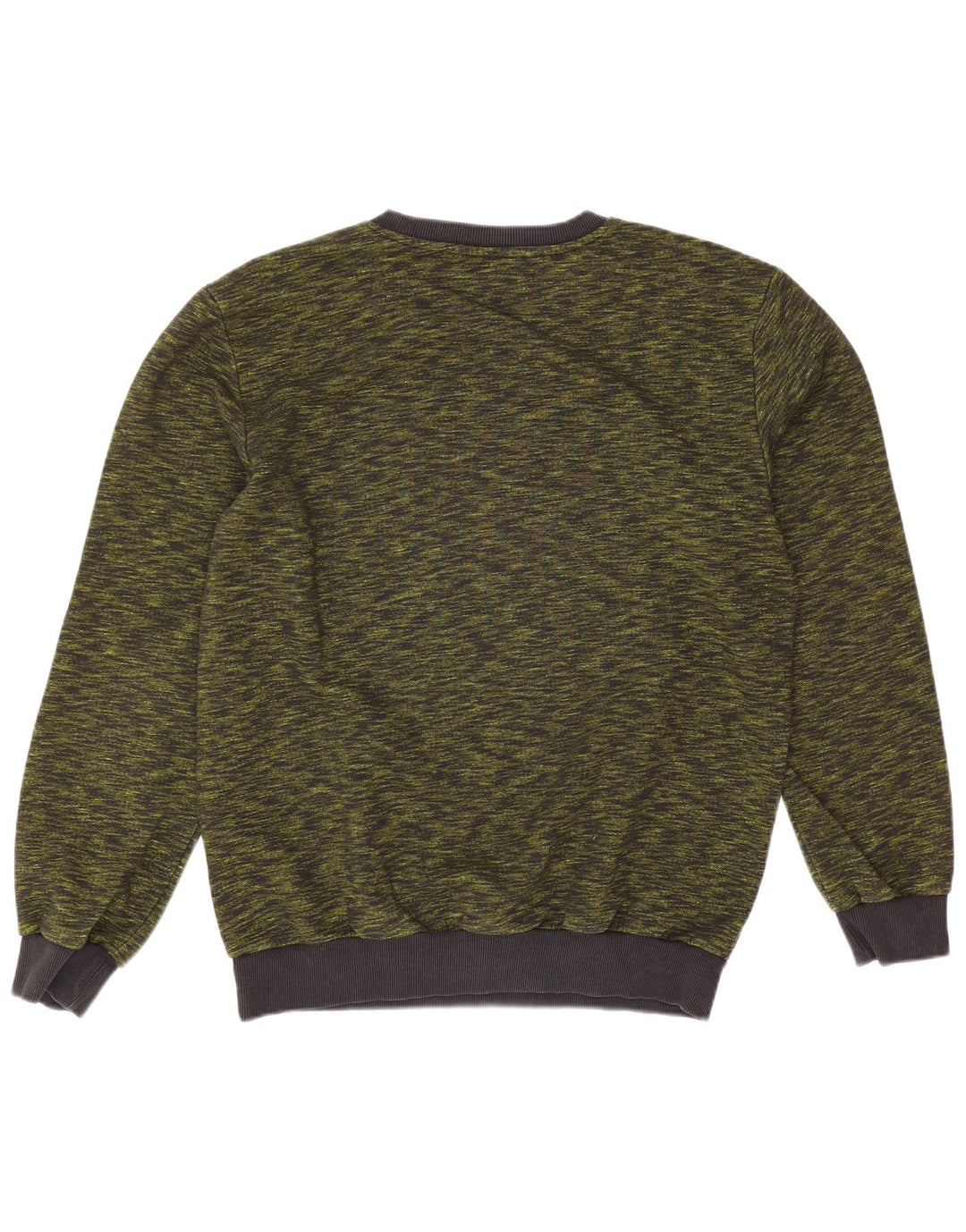 Adidas Mens Neo Graphic Sweatshirt Jumper Large Green Flecked