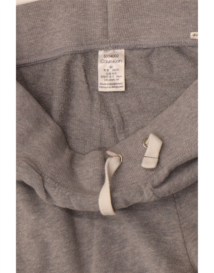 Calvin Klein Womens Graphic Tracksuit Trousers Joggers UK 14 Medium  Grey