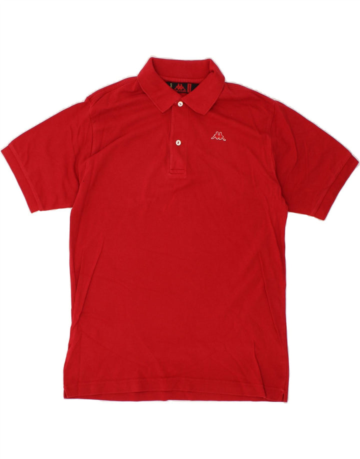 KAPPA Mens Polo Shirt Medium Red Cotton Vintage Kappa and Second-Hand Kappa from Messina Hembry 
