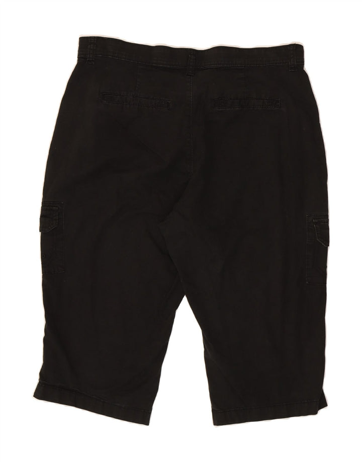 LEE Womens Cargo Bermuda Shorts us 12 Large W34 Black Cotton Classic Vintage Lee and Second-Hand Lee from Messina Hembry 