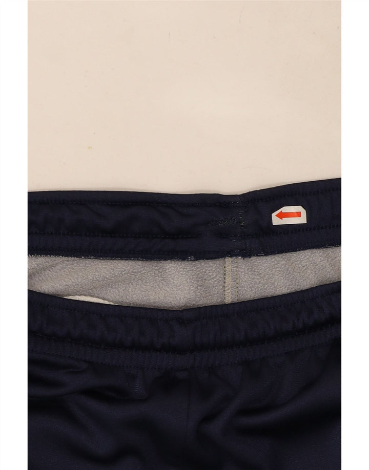 Asics Mens Graphic Tracksuit Trousers XL  Navy Blue Colourblock