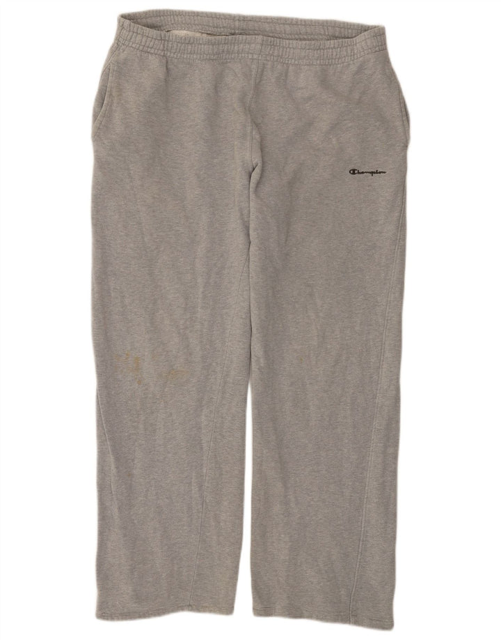 CHAMPION Mens Tracksuit Trousers 2XL  Grey Cotton