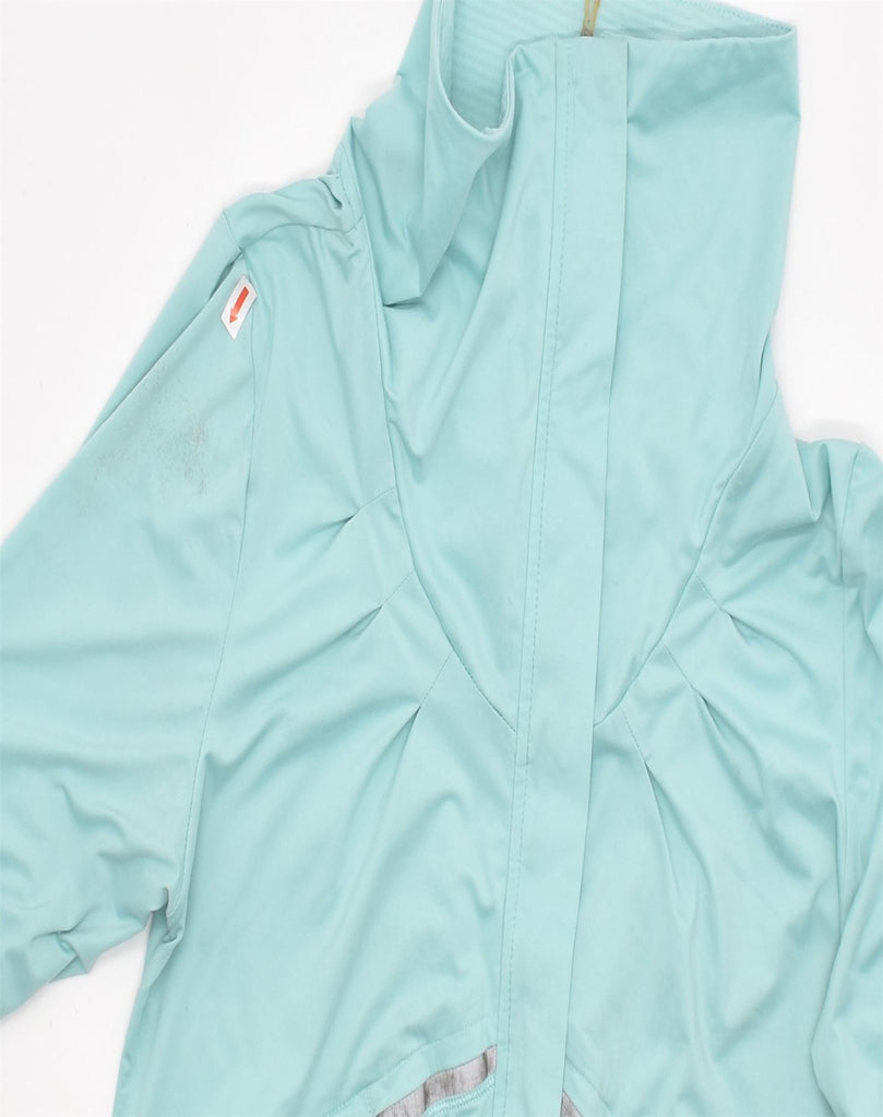 ADIDAS Womens Clima-fit Tracksuit Top Jacket UK 14 Medium Turquoise | Vintage | Thrift | Second-Hand | Used Clothing | Messina Hembry 