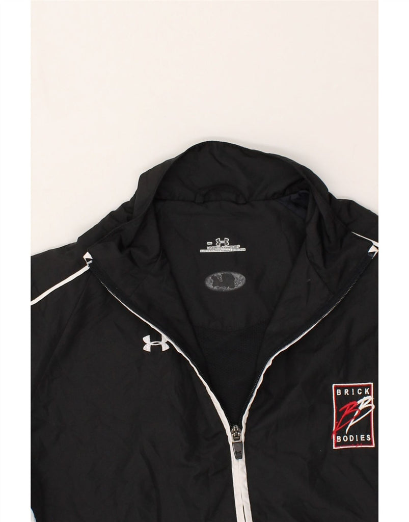 UNDER ARMOUR Boys Graphic Tracksuit Top Jacket 15-16 Years Black | Vintage Under Armour | Thrift | Second-Hand Under Armour | Used Clothing | Messina Hembry 