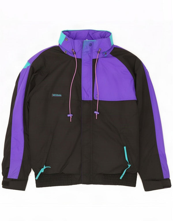 Columbia Mens Ski Jacket UK 40 Large Black Colourblock Nylon