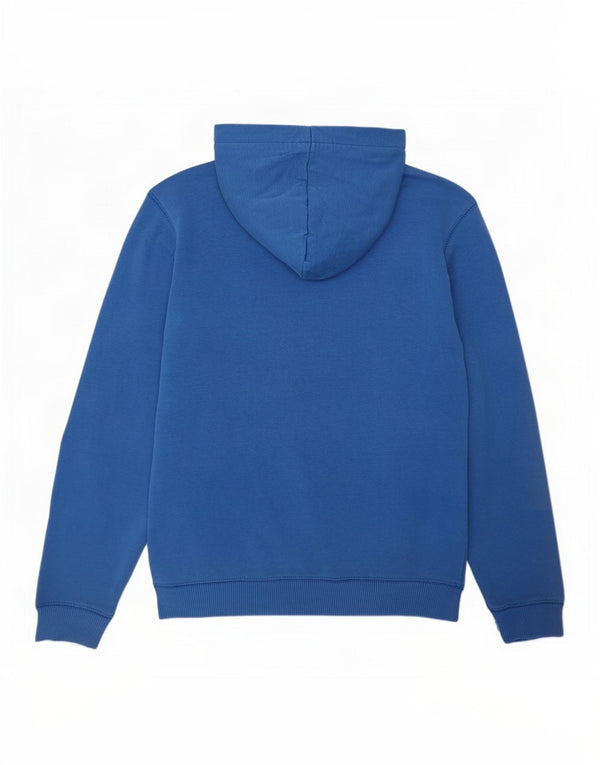 Quiksilver Boys Graphic Hoodie Jumper 11-12 Years Blue Cotton