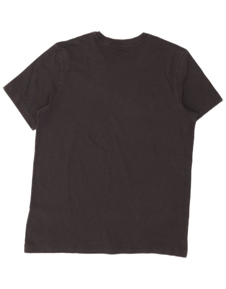Nike Mens Graphic T-Shirt Top Large Black Cotton