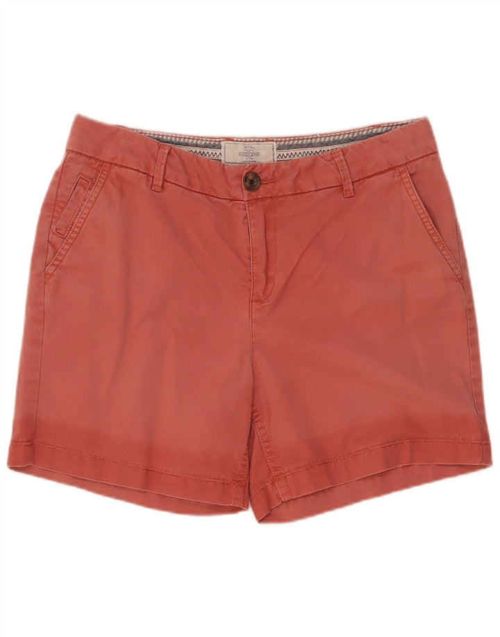 Fat Face Womens Chino Shorts UK 10 Small W30 Red Cotton