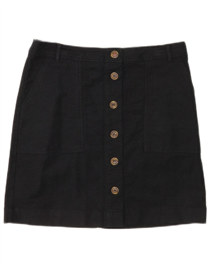 White Stuff Womens Mini Skirt UK 12 Medium W32 Navy Blue Polyester