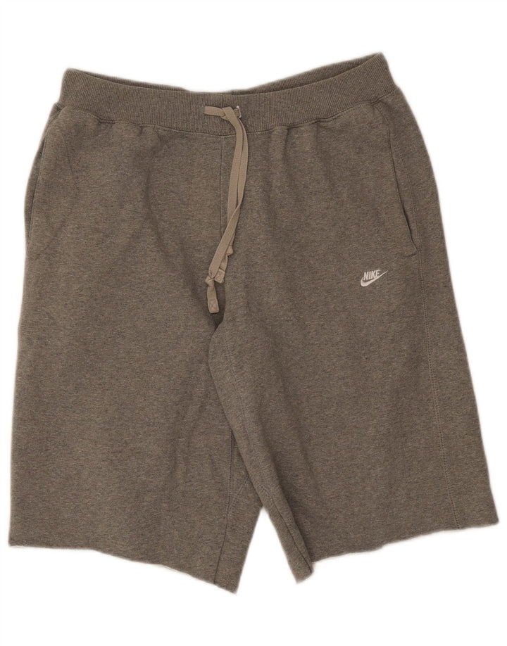 Nike Mens Sport Shorts Large Grey Cotton