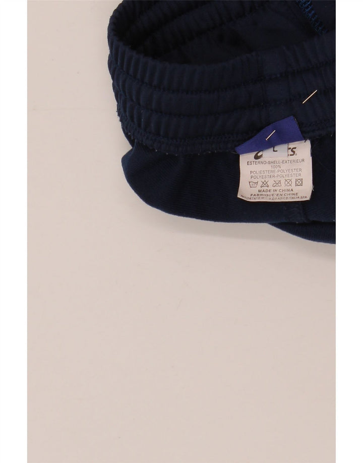 ASICS Mens Tracksuit Trousers Large Navy Blue Polyester