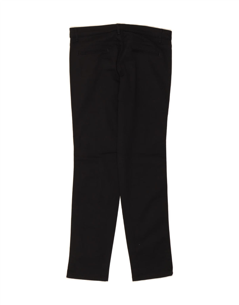 MASSIMO DUTTI Womens Slim Casual Trousers EU 40 Medium W30 L30 Black Vintage Massimo Dutti and Second-Hand Massimo Dutti from Messina Hembry 