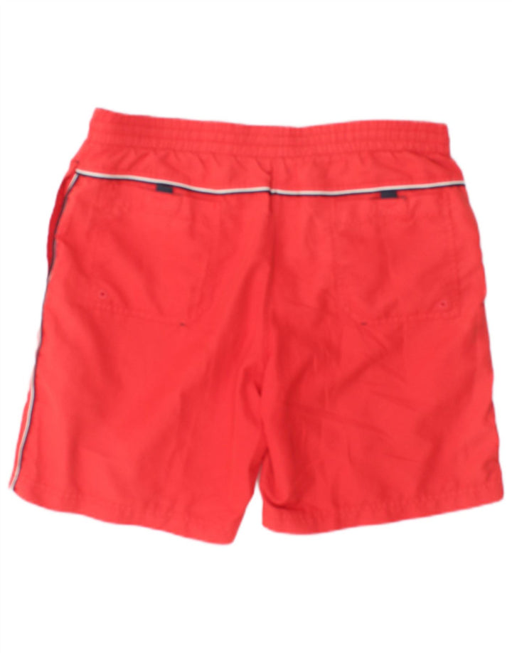 Kappa Mens Swimming Shorts Medium Red Colourblock Polyester