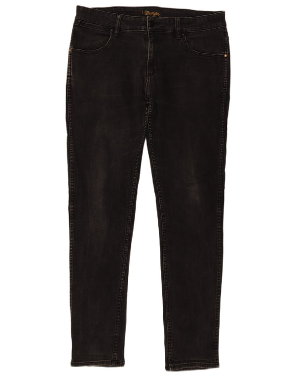 Wrangler Mens Stompers Slim Jeans W32 L30 Black Cotton