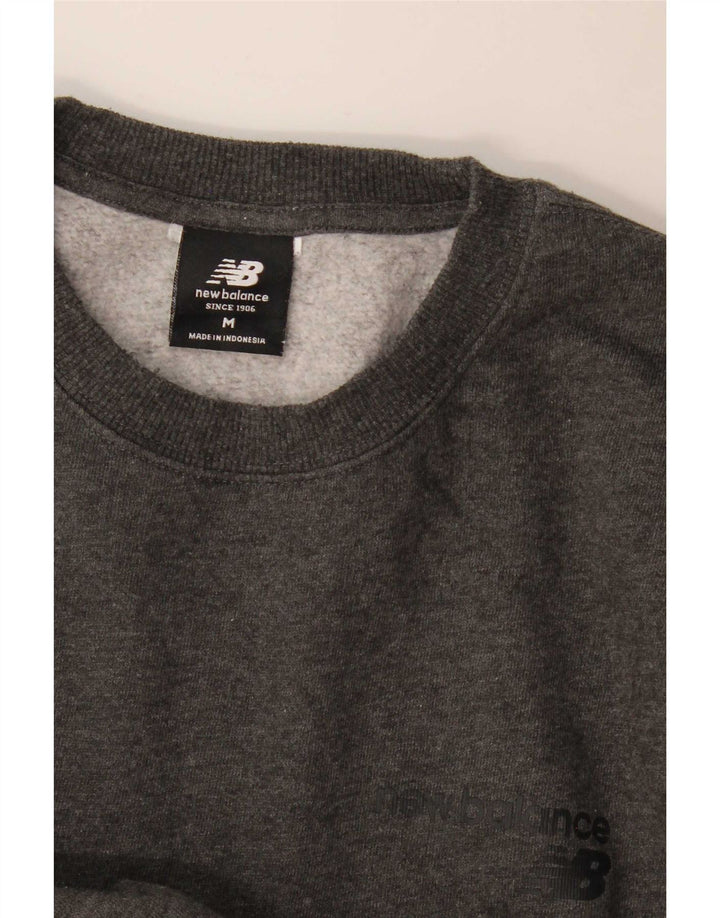 New Balance Mens Sweatshirt Jumper Medium Grey