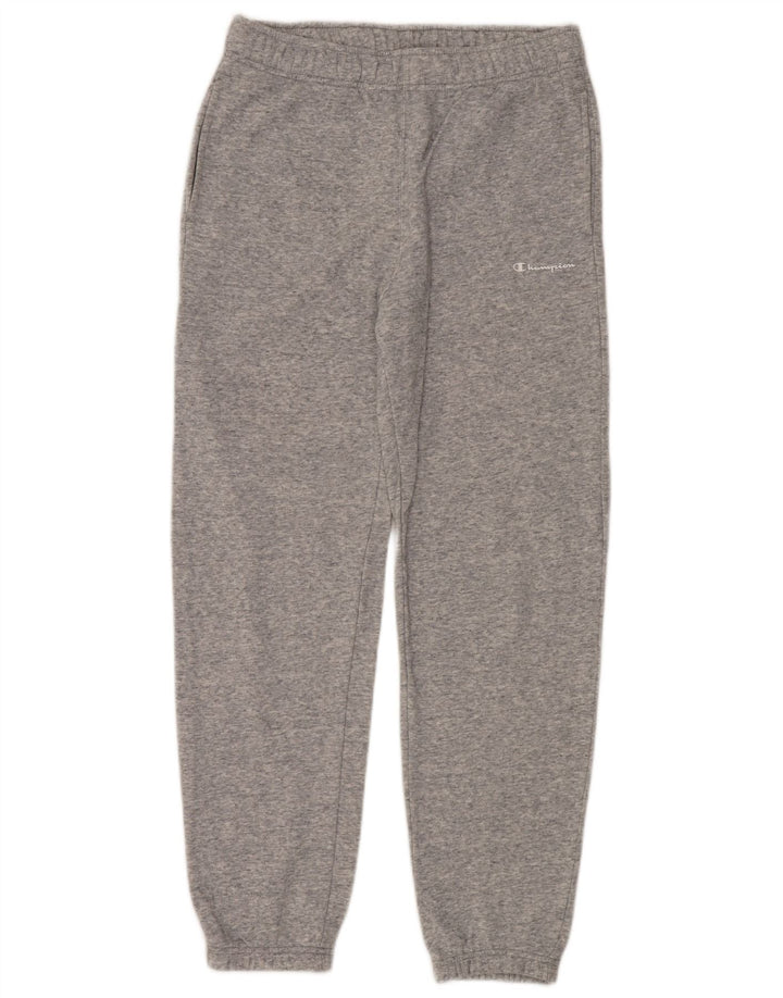 Champion Mens Tracksuit Trousers Joggers Small Grey Cotton