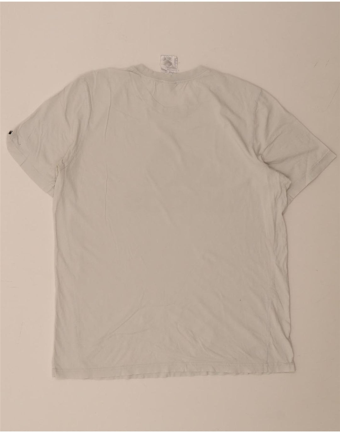 ADIDAS Mens Graphic T-Shirt Top Large White Cotton