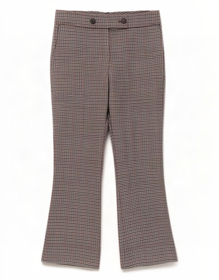 Hugo Boss Womens Suit Trousers UK 12 Medium W32 L27 Grey Houndstooth