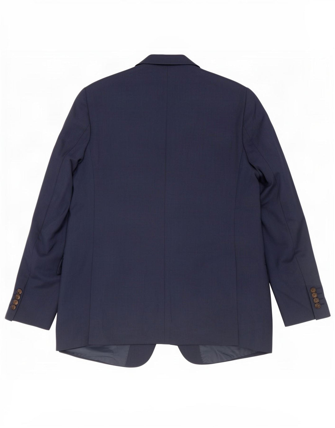 Marks & Spencer Mens 2 Button Blazer Jacket UK 42 Large Navy Blue Polyester