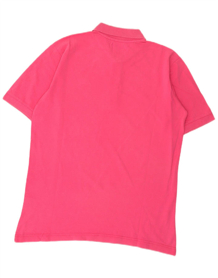 KAPPA Mens Polo Shirt Medium Pink Cotton